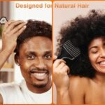 SALONSILK 5Pcs Combs for Men, Hair Pick Comb Set for Afro Black Mens Curls, Wide Tooth Medium Toothed Styling Dressing for Twist Detangler Natural Hair - Image 6