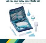 Safety 1st Deluxe Baby Healthcare and Grooming Kit, Arctic Blue, Newborn Baby Essentials, One Size, 25 Pieces - Image 3