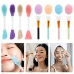 Silicone Facial Mask Applicator, 4 Face Scrubber, 4 Face Mask Brush, 4 Pcs 2 in 1 Face Mask Applicator, Lip Exfoliator - Skin Care Tools Set - Image 4