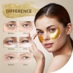 Under Eye Patches (30 Pairs), 24K Gold Under Eye Mask for Puffy Eyes, Dark Circles,Bags and Wrinkles with Collagen,Relieves Pressure and Reduces Wrinkles,Revitalises and Refreshes Your Skin - Image 3