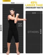 CAMBIVO Yoga Mat for Women and Men, Extra Long and Wide Exercise Mat(72"x48"/84"x30"), Large Non Slip Workout Mat for Yoga, Pilates, Fitness, Barefoot Workouts, Home Gym Studio - Image 3