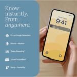 Nanit Essentials Smart Baby Monitor with Wall Mount – 1080p HD Wi-Fi Camera, Sensor-Free Breathing Monitoring, Sleep Tracking, Two-Way Audio, Night Vision, Sound & Motion Notifications, White - Image 4