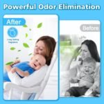 Refill Bags Compatible with Genie Easy Roll Signature Diaper Pail and Platinum Diaper Pail, 30 Bags Hold up to 1400 Newborn Diapers, Extra Thickness Powerful Odor Eliminate - Image 5