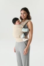 Ergonomic Baby Carrier Newborn to Toddler, Lightweight & Breathable Cotton Infant Carrier for Hands Free Comfort (Houndstooth) - Image 3