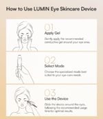 INIA Under-Eye Red Light Therapy for Face, 4-in-1 Beauty Device with Heat, Vibration, Massage & Red Light for Dark Circles, Puffiness & Skin Firming – Enhances Skincare Routine - Image 5