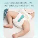 Aurio Smart Baby Monitor – Tracks Breathing Rate, Sleep, Diaper Wetness, Temperature, Real-Time Alerts with Patented Technology - Image 3