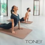 TONE Fitness Yoga Mat 1/4" Thick Non Slip Exercise & Pilates Mat for Home Workouts with Carrying Strap | Multiple Options - Image 7
