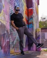 JMIERR Mens Casual Joggers Pants - Cotton Drawstring Chino Cargo Pants Hiking Outdoor Twill Track Jogging Sweatpants Pants - Image 5