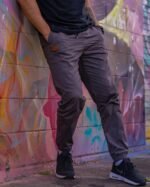 JMIERR Mens Casual Joggers Pants - Cotton Drawstring Chino Cargo Pants Hiking Outdoor Twill Track Jogging Sweatpants Pants - Image 6