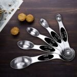 DILISS Magnetic Measuring Spoons Set, Dual Sided, Stainless Steel, Fits in Spice Jars, Set of 8 for Measuring Dry and Liquid Ingredients - Image 4