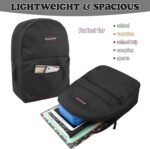 Trail maker Classic 17 inch Backpacks with Adjustable Padded Straps | School Backpacks for Girls, Boys (Black) - Image 4