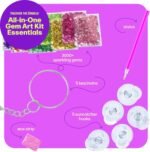 Dan&Darci Diamond Art Kit for Kids - Gem Painting Arts & Crafts Kits for Ages 6-12 - Easter Gifts for 6, 7, 8, 9, 10, 11, 12 Year Old Boy & Girl - Girls Birthday Toys Gift Ideas - Craft Activities - Image 3