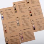 Natural Crystals Keychain Gift for New Beginnings, New Beginnings Gifts for Coworker Anxiety Relief Keychain for Women - Image 7