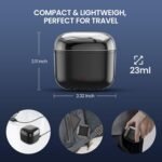 Nose Wax Kit Men, Nose Ear Hair Waxing Kit with 100g Wax, 40 Sticks, Nose Ear Hair Removal Kit, USB Fast Heat, Smart Constant Temp, Upgraded Size, Multi-Accessories, Black - Image 5