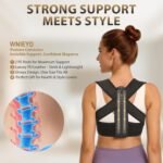 WNIEYO Posture Corrector for Women and Men Back Brace for Women Back Straightener for Effective Lower Back Pain Relief, Scoliosis, and Better Posture Support(L) - Image 3