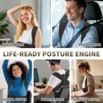 WNIEYO Posture Corrector for Women and Men Back Brace for Women Back Straightener for Effective Lower Back Pain Relief, Scoliosis, and Better Posture Support(L) - Image 6