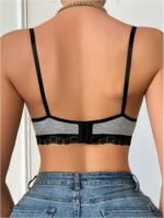 SHENHE Women's Non-Padded Nursing Bras for Breastfeeding Lace Wireless Sleep Triangle Bralettes - Image 3