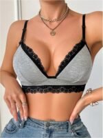 SHENHE Women's Non-Padded Nursing Bras for Breastfeeding Lace Wireless Sleep Triangle Bralettes - Image 4