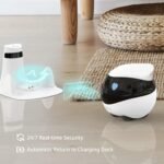 Enabot EBO SE FamilyBot Home Camera Robot: 1080P Movable Pet Camera Indoor, Battery-Operated, Auto-Recharge, Night Vision, 2-Way Talk, Local Storage, APP Control - Image 6