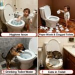 2-Pack Toilet Locks Baby Proof - Toilet Seat Locks for Toddlers, Strong 3M Adhesive, Easy One-Hand Operation, Child Safety, Fits Most Toilets - Image 3