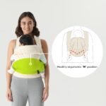 Ergonomic Baby Carrier Newborn to Toddler, Lightweight & Breathable Cotton Infant Carrier for Hands Free Comfort (Off White) - Image 4