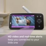 Philips Avent Premium Connected Baby Monitor, Smart Baby Monitor with App, 1080p Camera, SenseIQ Sleep & Breathing Motion Tracking, Cry Detection & Translation, Two-Way Audio, Night Vision, SCD973/37 - Image 4