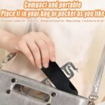 Texture Comb, Voluminous Wide Toothed Hair Comb,Travel Folding Design, Wide & Fine-Toothed Dual-Purpose SetBangs Seam Grooming Accessory for Women Men, ABS plastic with textured grip(1 SET) - Image 6