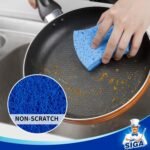 MR.SIGA Non-Scratch Cellulose Scrub Sponge, Dual-Sided Dishwashing Sponge for Kitchen, 12 Pack - Image 4