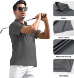 MLYENX 4/5 Pack Mens Polo Shirts Short Sleeve Quick Dry Moisture Wicking Casual Golf T Shirts for Men - Image 6