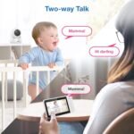 VTech VM924 No WiFi Remote Pan-Tilt-Zoom Video Baby Monitor - 5" LCD Screen, Up to 17Hrs Video/31Hrs Audio Battery, 1000ft Range, Night Vision, Soothing Sounds, Temperature Sensor - Image 7