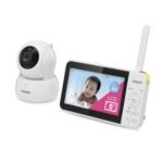 VTech VM924 No WiFi Remote Pan-Tilt-Zoom Video Baby Monitor - 5" LCD Screen, Up to 17Hrs Video/31Hrs Audio Battery, 1000ft Range, Night Vision, Soothing Sounds, Temperature Sensor - Image 8