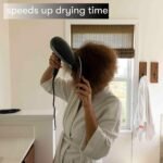 FRAMAR Professional Vented Hair Brush – Curved Hair Brush For Blow Drying, Wet Paddle Brush For Hair, Vent Brush For Blow Drying, Wet Hairbrush For Women – Heat Resistant - Black - Image 5