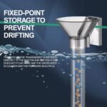 Fish Feeding Tube Dish, Large Diameter Funnel Feeding Tube Bowl Multifunctional Plastic Fish Shrimp Feeder with Bowl Shrimp Feeder Tube Tray for Aquarium - Image 3