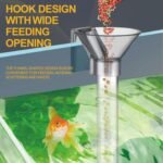 Fish Feeding Tube Dish, Large Diameter Funnel Feeding Tube Bowl Multifunctional Plastic Fish Shrimp Feeder with Bowl Shrimp Feeder Tube Tray for Aquarium - Image 4