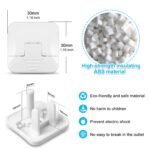 Mom's Choice Gold Awards Winner - Outlet Covers with Hidden Pull Handle Baby Proofing Plug Covers (45 Pack) 3-Prong Child Safety Socket Covers Electrical Outlet Protectors Kid Proof Outlet Cap - Image 4