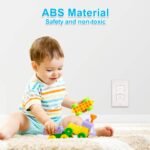 Mom's Choice Gold Awards Winner - Outlet Covers with Hidden Pull Handle Baby Proofing Plug Covers (45 Pack) 3-Prong Child Safety Socket Covers Electrical Outlet Protectors Kid Proof Outlet Cap - Image 5