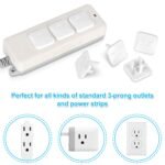 Mom's Choice Gold Awards Winner - Outlet Covers with Hidden Pull Handle Baby Proofing Plug Covers (45 Pack) 3-Prong Child Safety Socket Covers Electrical Outlet Protectors Kid Proof Outlet Cap - Image 6
