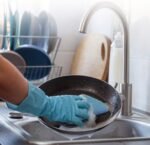 Multi-Purpose Sponges Kitchen by Scrub-it - Non-Scratch Microfiber sponges for Cleaning, Along with Heavy Duty Scrubbing Power - Reusable Dish Sponge for Dishes, Pots and Pans (6 Pack, Small) - Image 4