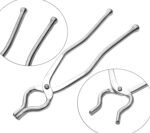 Stainless Steel Sansi/pakkad/Sandasi/pincer/chimta/Tongs/Utensil Holder with Handle Smart Kitchen Tool - Image 4