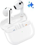 SAMSUNG Galaxy Buds 3 AI True Wireless Bluetooth Earbuds, Open Type Fit, Active Noise Cancellation, 360 Audio, Real-Time Interpreter, Touch Control, White - US Version - Renewed) - Image 3