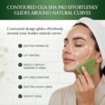 Jade Roller and Gua Sha Set for Face & Body – 4-Piece Authentic Jade Facial Roller Kit with Jade Eye Roller and Gua Sha Facial Tools for Sculpting,Puffiness Reduction, Lymphatic Drainage & Spa Massage - Image 5