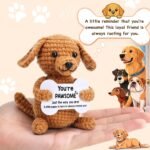 Funny Valentines Day Dog Gifts for Women Men Girls Boys, Valentines Birthday Gifts Ideas Cute Stuff Cool Things, Small Puppy Dog Stuffed Animals Plush, Mini Emotional Positive Desk Decor Accessories - Image 3
