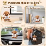 Funny Valentines Day Dog Gifts for Women Men Girls Boys, Valentines Birthday Gifts Ideas Cute Stuff Cool Things, Small Puppy Dog Stuffed Animals Plush, Mini Emotional Positive Desk Decor Accessories - Image 5