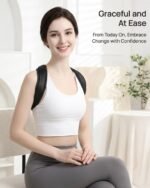 Anatomical Y-Shape Upper Back Posture Corrector For Women, Superior Fabric Back Straightener Posture Brace For Women，Invisible Confidence & Maximum Breathability,Office Essential - Image 4