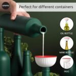 OTOTO Mushroom - Foldable Small Kitchen Funnel with Wide Mouth for Jars. Bottle Liquid Transfer - Silicone, 100% Food Safe, BPA Free, Dishwasher Safe - Image 5