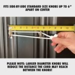 Baby Safety Cabinet Locks for Knobs Child Safety Cabinet Latches for Home Safety Strap for Baby Proofing Cabinets Kitchen Door RV No Drill No Screw No Adhesive (Black) - Image 3