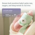 Owlet Dream Duo (Gen 2) Smart Baby Monitor Bundle – HD Video Camera + Wearable Sock Tracks Baby’s Oxygen, Heart Rate & Sleep - Image 3