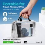 COSLUS FBS01 Facial Cleansing Brush Face Scrubber: Portable Silicone Waterproof Rechargeable Face Wash Brush, 5 Cleansing Modes, Electric Deep Cleaning for Men & Women, Removing Blackhead Exfoliating - Image 6