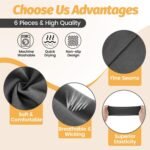 Headbands for Women - 6 Pack Wide Elastic Hair Bands | Stretchy Sweatbands Hair Bands | Soft Sports Thin Head Bands | Non-Slip Accessories Bands for Fashion, Washing Face, Workouts, Yoga, Daily Use - Image 4