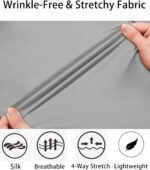 COOFANDY Men's Muscle Fit Dress Shirts Wrinkle-Free Long Sleeve Casual Button Down Shirts - Image 5